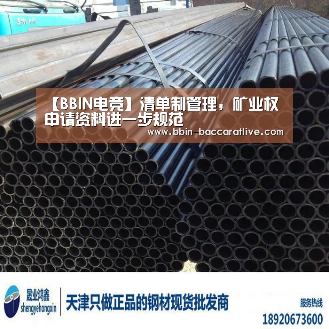 【BBIN电竞】清单制管理,矿业权申请资料进一步规范(图2) BBIN足球