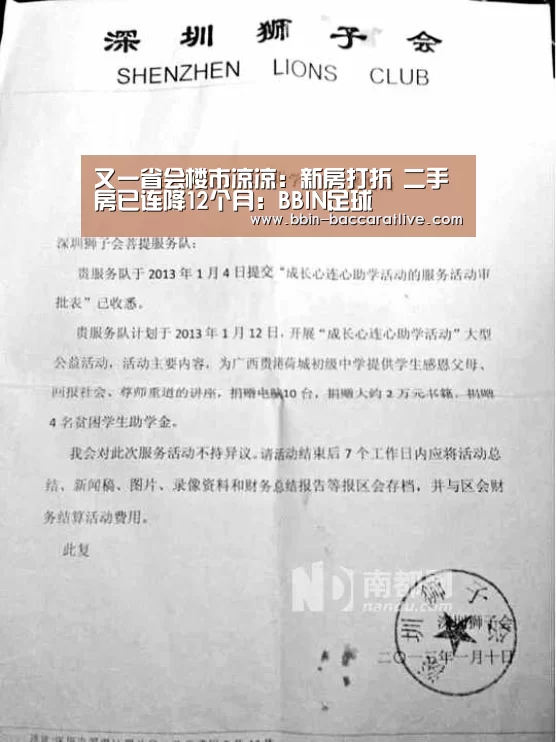 又一省会楼市凉凉:新房打折 二手房已连降12个月:BBIN足球(图1) BBIN篮球